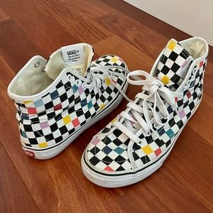Vans High Top Multi Check